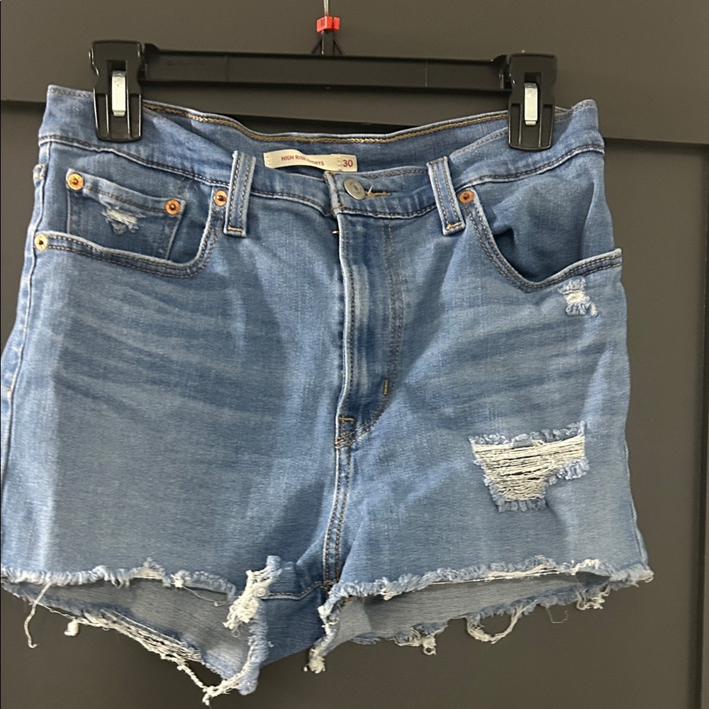 Distressed Denim Women Shorts